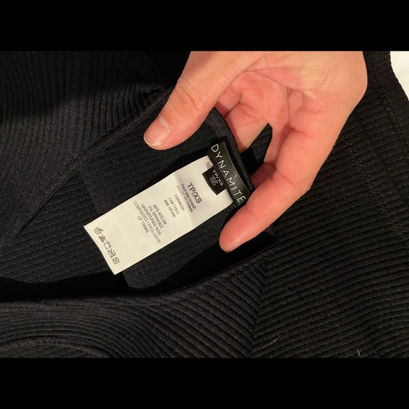 Dynamite ribbed cropped tank - Picture 4 of 4